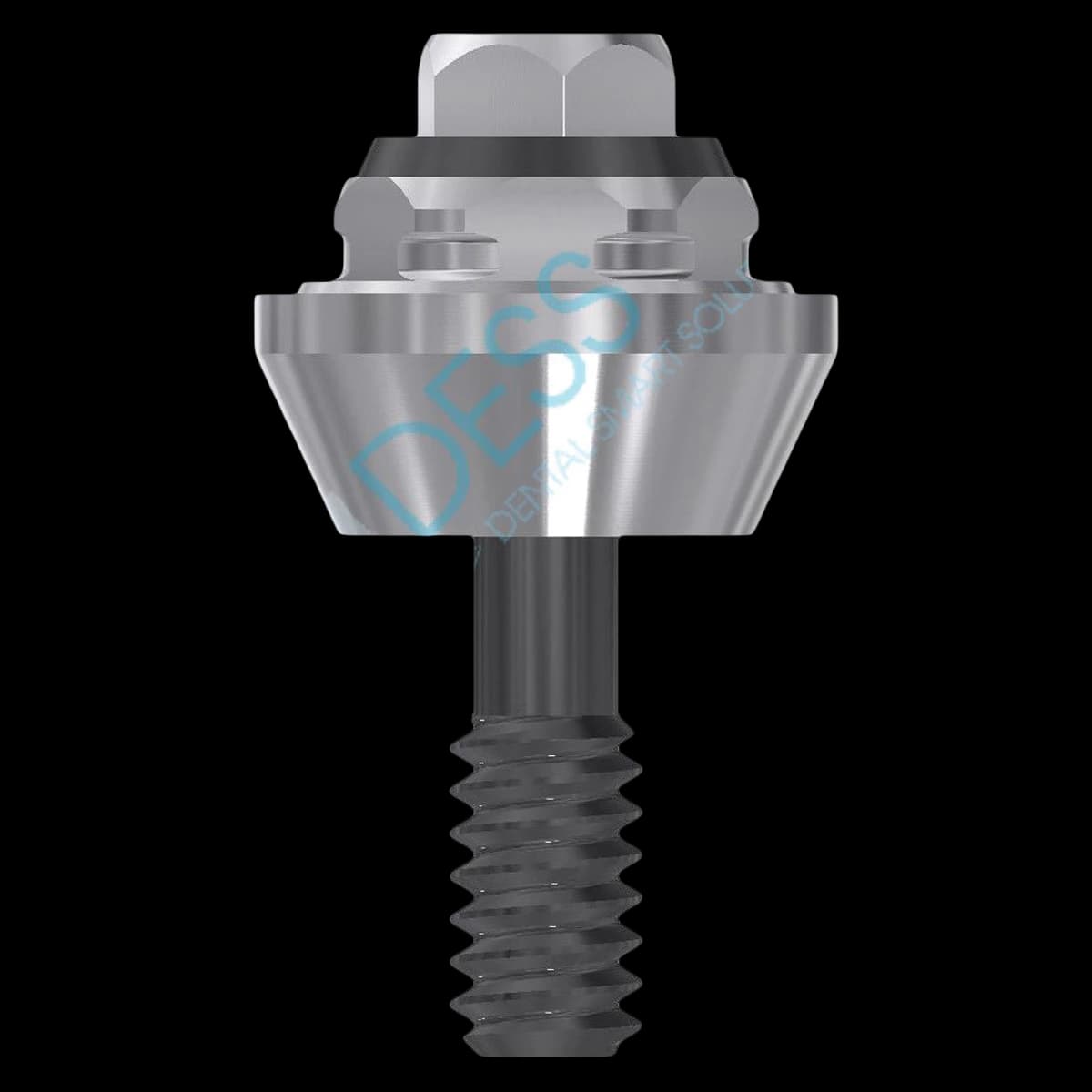 DESS Multiunit Abutment, Straight, NP 2mm, External Hex, Universal, DLC, 3.5mm, Each - MUA NBBrnk 3.3 NP 2mm - Image 1