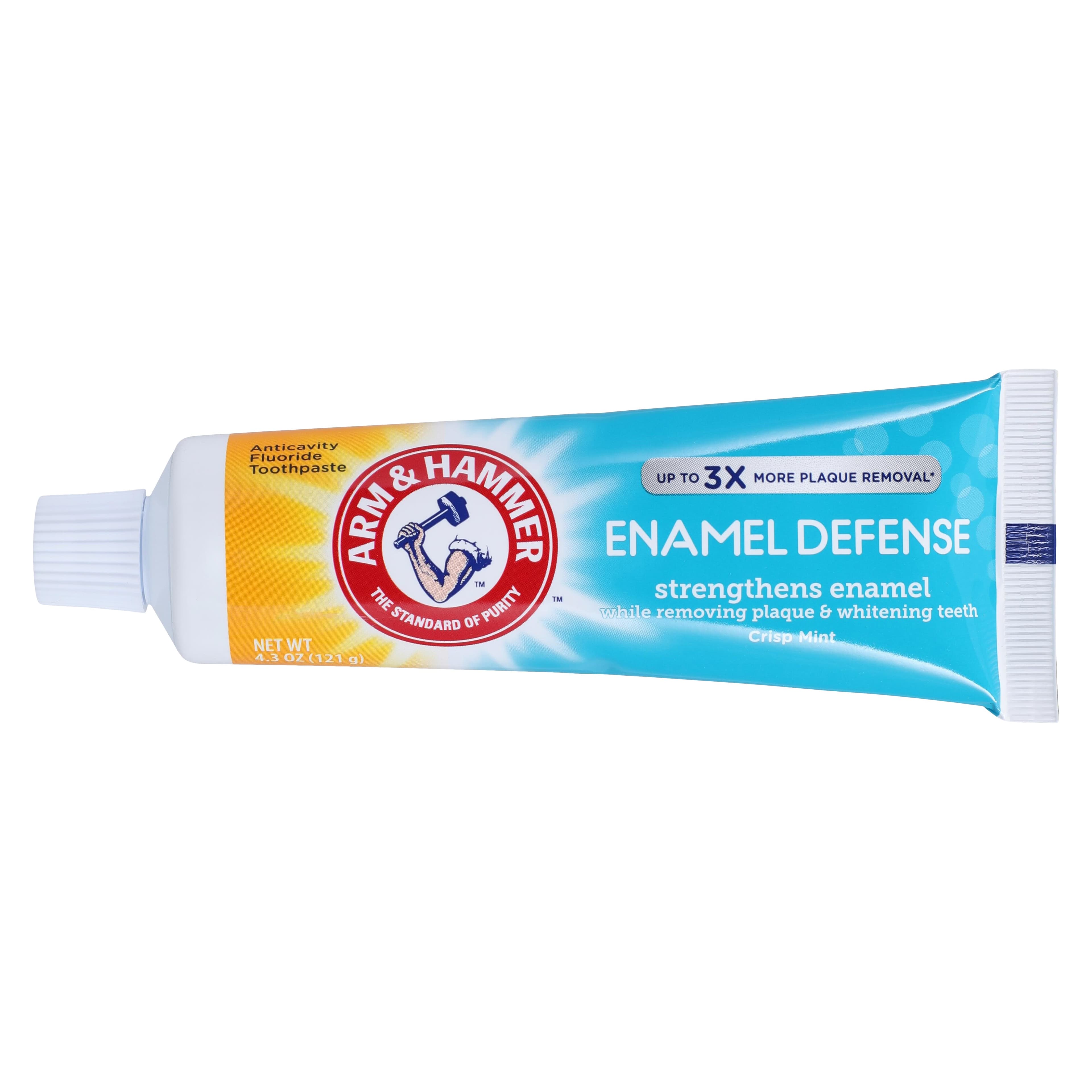 Arm & Hammer Enamel Defense Whitening Toothpaste, 2-5 Years, Crisp Mint, 4.3 oz, 12/Case thumbnail 3