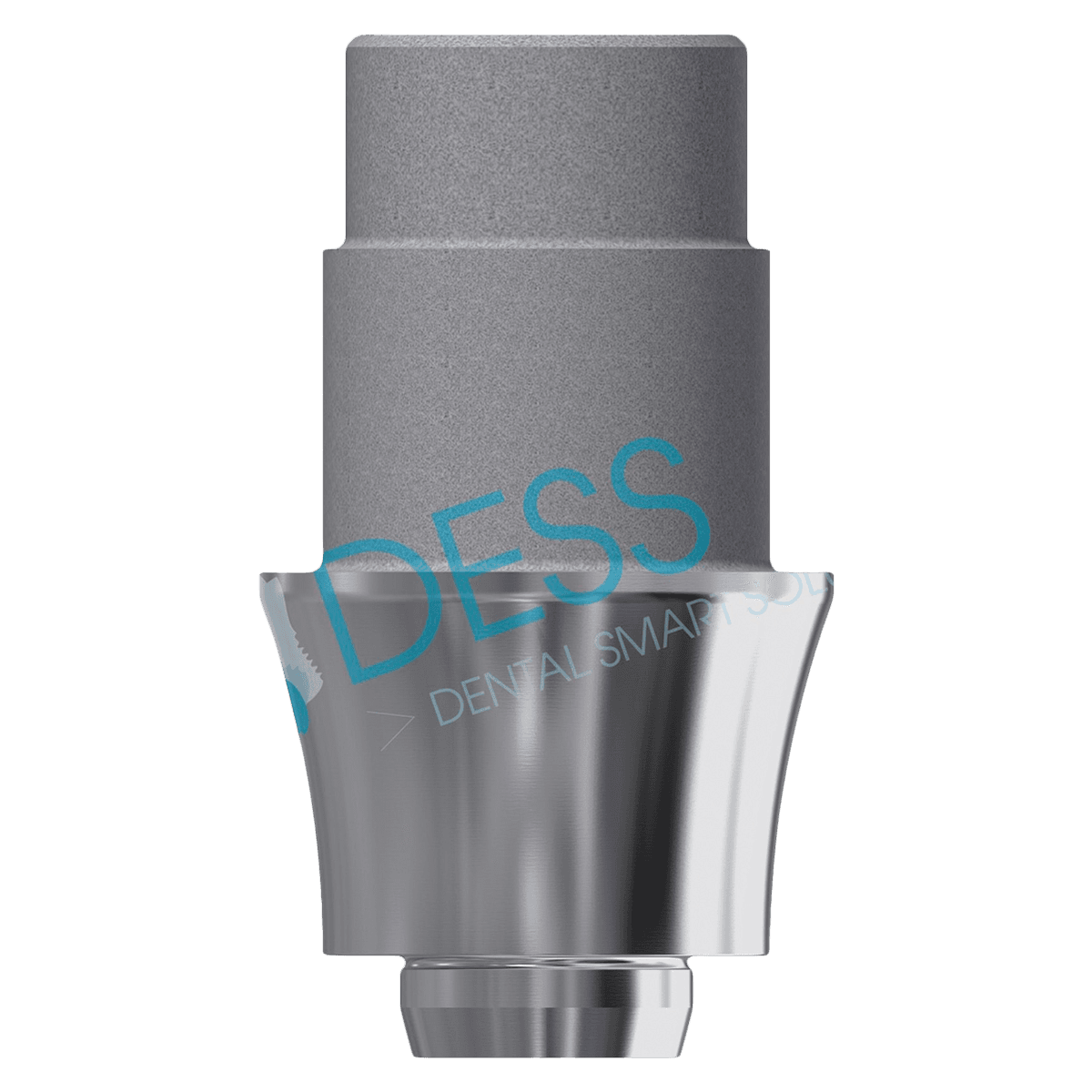 DESS TiBase Non-Engaging Titanium Base for NobelReplace NP, 3.0mm Gingival Height, Trilobe, Each - TiBase NEng NBRpl NP 3mm - Image 1