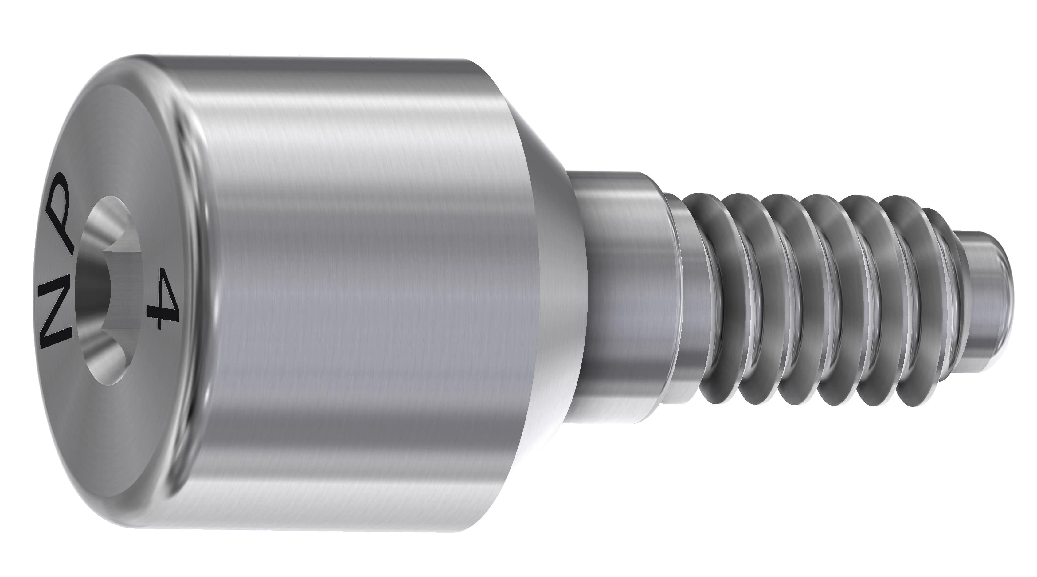 DESS Healing Abutment, Zimmer Internal Hex, 3.5mm Platform, 4mm Height, 1 Each - Healing Abt Zimmer 3.5 4mm - Image 1