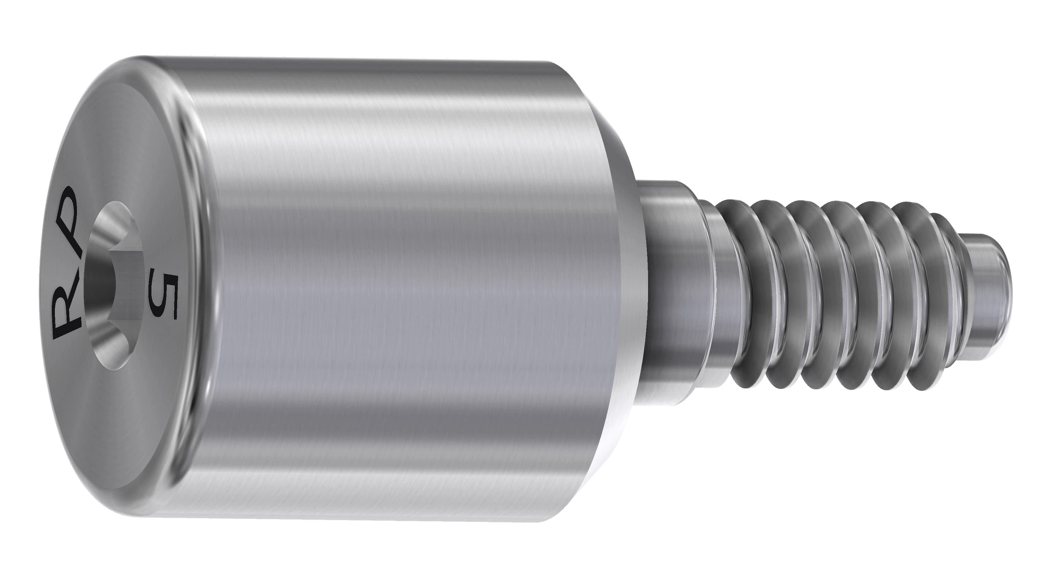 DESS Healing Abutment, Zimmer Internal Hex, 4.5mm Diameter, 5mm Height, 1 Each - Healing Abt Zimmer 4.5 5mm - Image 1