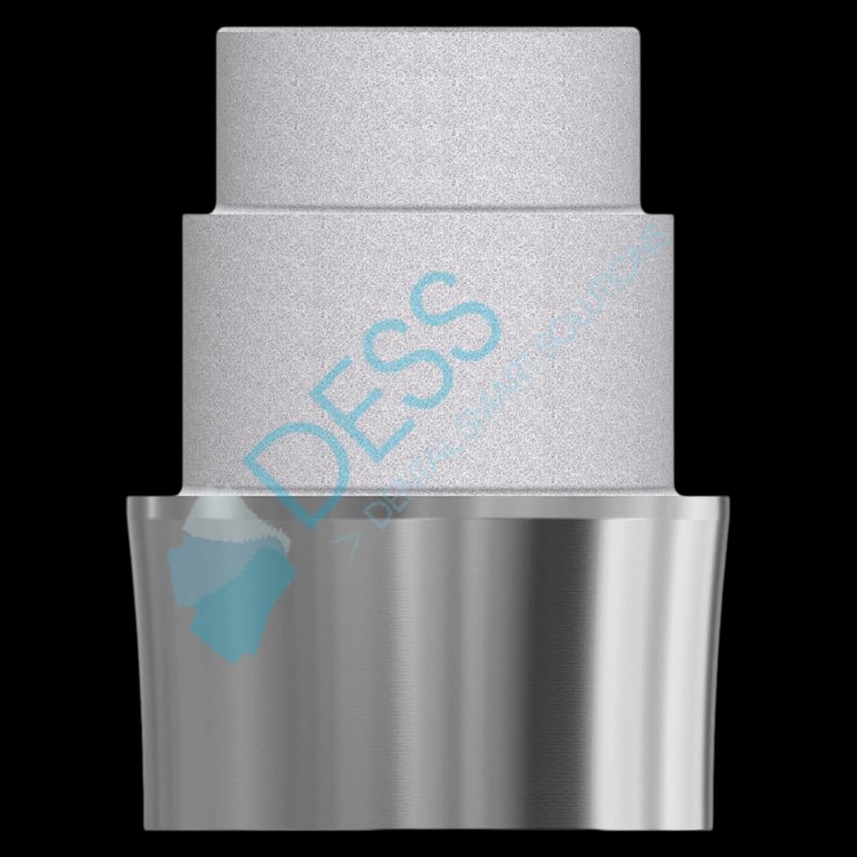 DESS TiBase Non-Engaging Titanium Base, White Profile, 3.0mm Gingival Height, External Hex Universal, 5.0 Nobel Branemark Compatible - TiBase NEng NBBrnk WP 3mm - Image 1