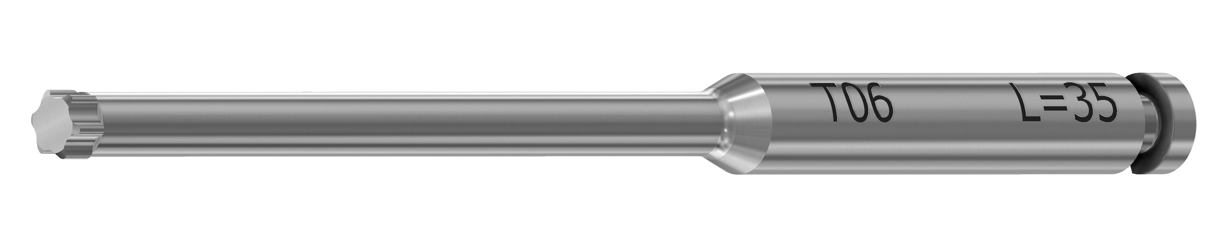 DESS Screwdriver, Latch Style, 35mm, Stainless Steel, Straumann Torx® 06 - Screwdriver STR 35mm TRX - Image 1