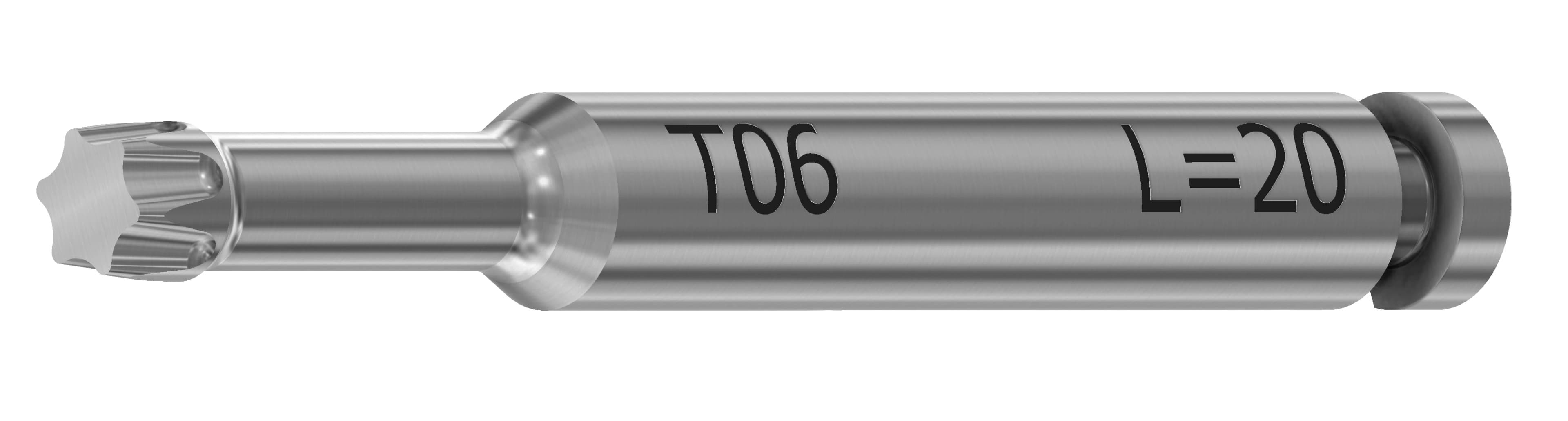 Dess Screwdriver STR 20mm TRX, Latch Style, Stainless Steel, Straumann Torx, 01KWC87QBQEC9DY2C9VARTTZTD - Screwdriver STR 20mm TRX - Image 1