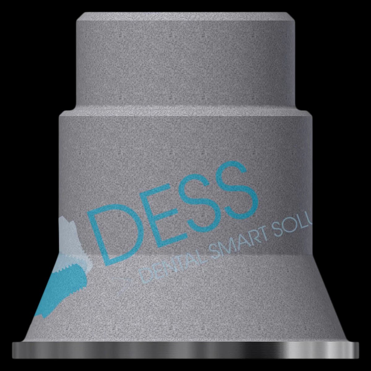 DESS TiBase Non-Engaging WP on Multiunit - MU Connection, Titanium, 6.5mm, Nobel Branemark, Each - TiBase NEng MUA WP - Image 1