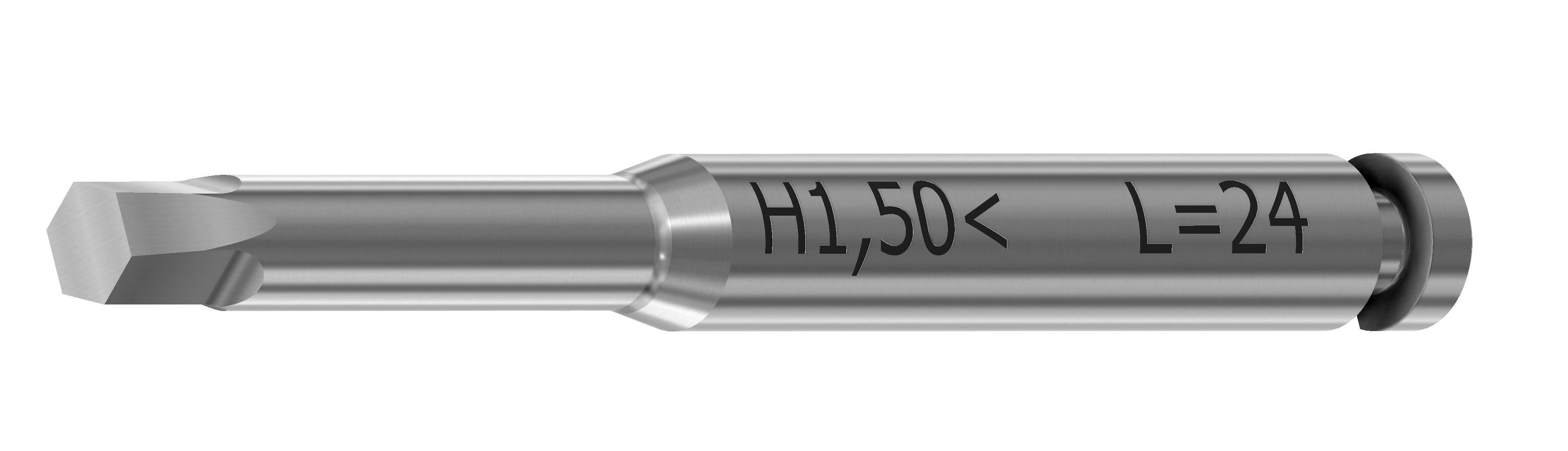 DESS Screwdriver, Conic 24mm, Hex 1.50mm, Stainless Steel, Each - Screwdriver 24mm Hex1.50 - Image 1