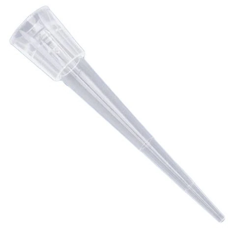 Globe Scientific Pipette Tips, Low Retention, 0.1-10 µL, Graduated, 31 mm, Sterile, Universal Fit, Natural, 960/Box (10 Racks of 96) - Tips Pipette Low Ret Reload - Image 1