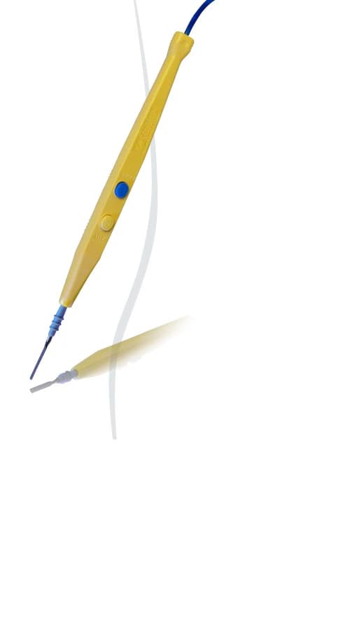 Conmed Goldline Push Button Electrosurgery Pencil, 40/Case - Pencil Push Button Goldline - Image 1