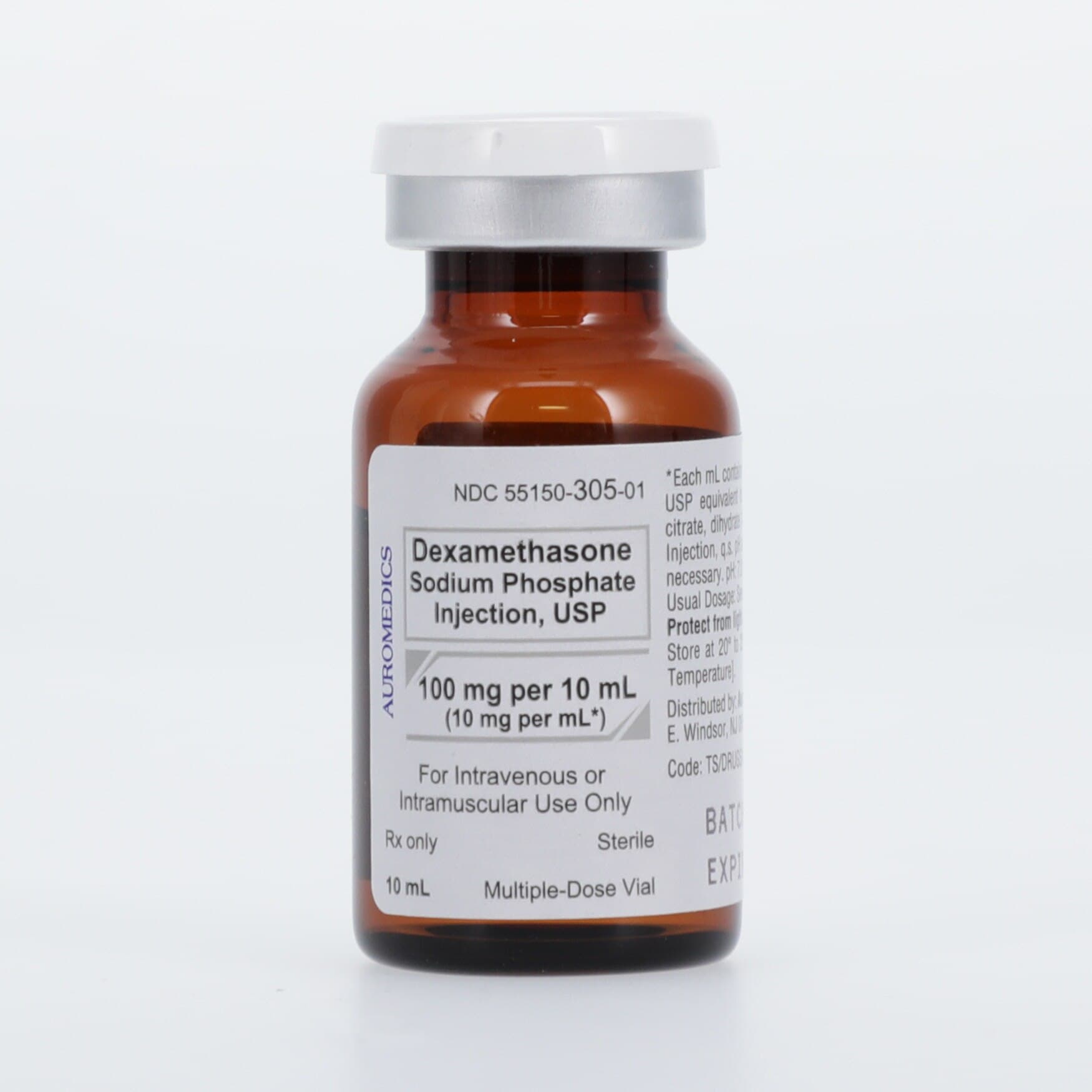 Dexamethasone Sodium Phosphate Injection 10mg/mL, MDV, 10mL Vial, 10/Package thumbnail 4