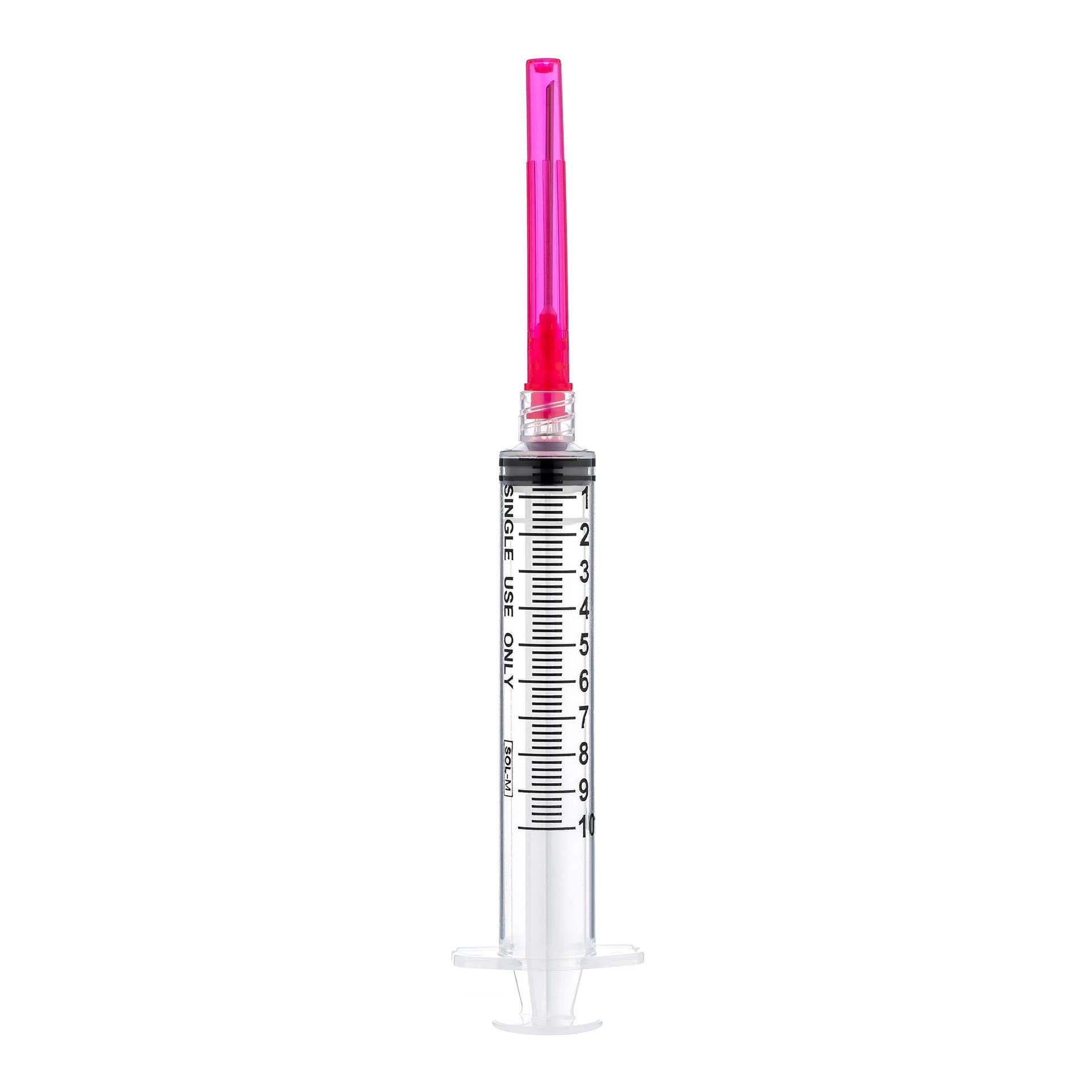 Sol-Millennium Blunt Fill Syringe with Luer Adapter, 3mL, 18G x 1-1/2" Needle, Low Dead Space, 100/Box thumbnail 2