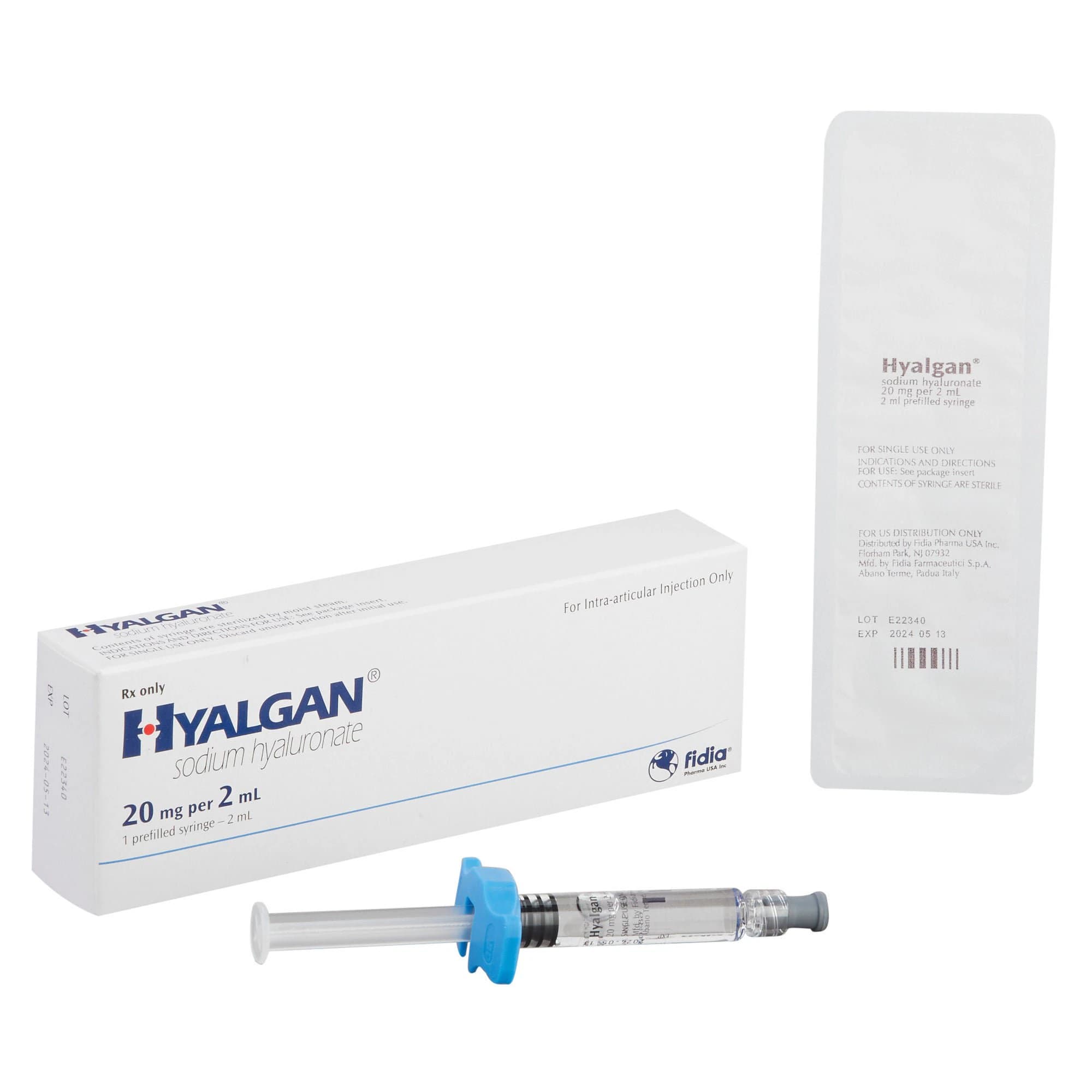 Hyalgan (Sodium Hyaluronate) Injection 10 mg/mL Prefilled Syringe, 2 mL, Rx Only thumbnail 2