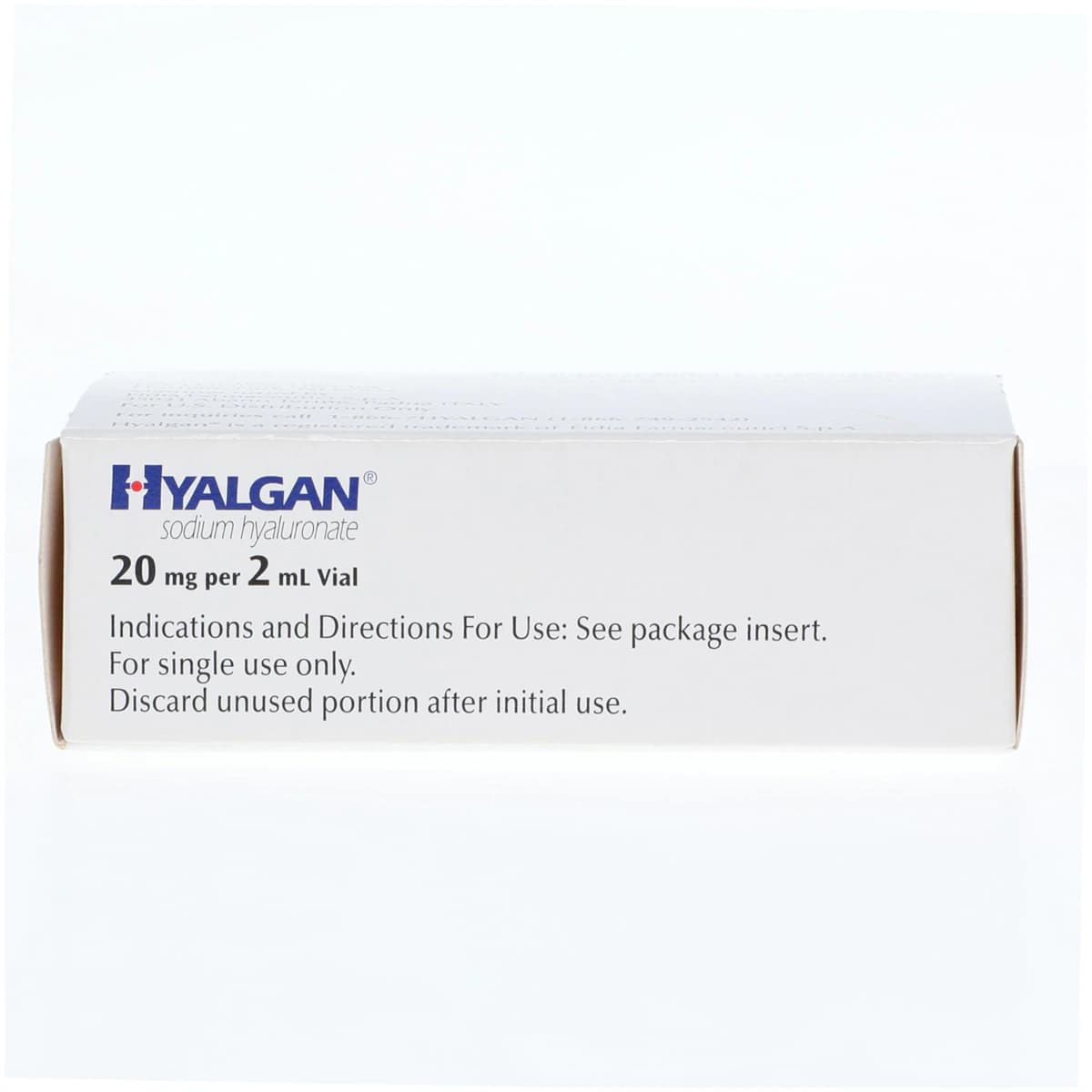 Hyalgan (sodium hyaluronate) Injection 10 mg/mL, Single-Dose Vial, 2 mL thumbnail 4