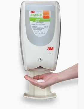 Avagard Drip Tray for Wall Mount Hand Antiseptic Dispensers, White Plastic, 12/Case - Tray Drip f/Avagard Dispenser - Image 1