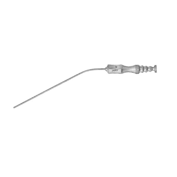 Jarit Frazier Angled Suction Tube, 8Fr, 7-1/4", Stainless Steel, Reusable - Tube Suction Frazier Ang 8Fr - Image 1