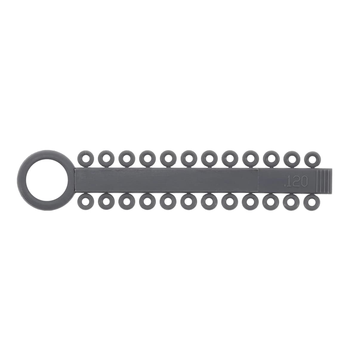 Power Sticks Elastomeric Ligatures, 0.120", Latex-Free, Gray, 42/Package, 01KEZKNKNBW73PSB80FFJ9E0T3 - Power Sticks Elastomeric Ligatures - Image 1