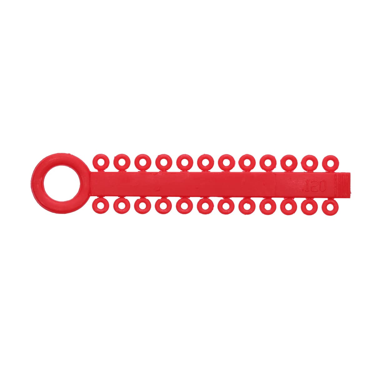 Ortho Technology Power Sticks Elastomeric Ligatures, Red, 0.120", 1000/Pkg, 404-008 - Power Sticks Elastomeric Ligatures - Image 1