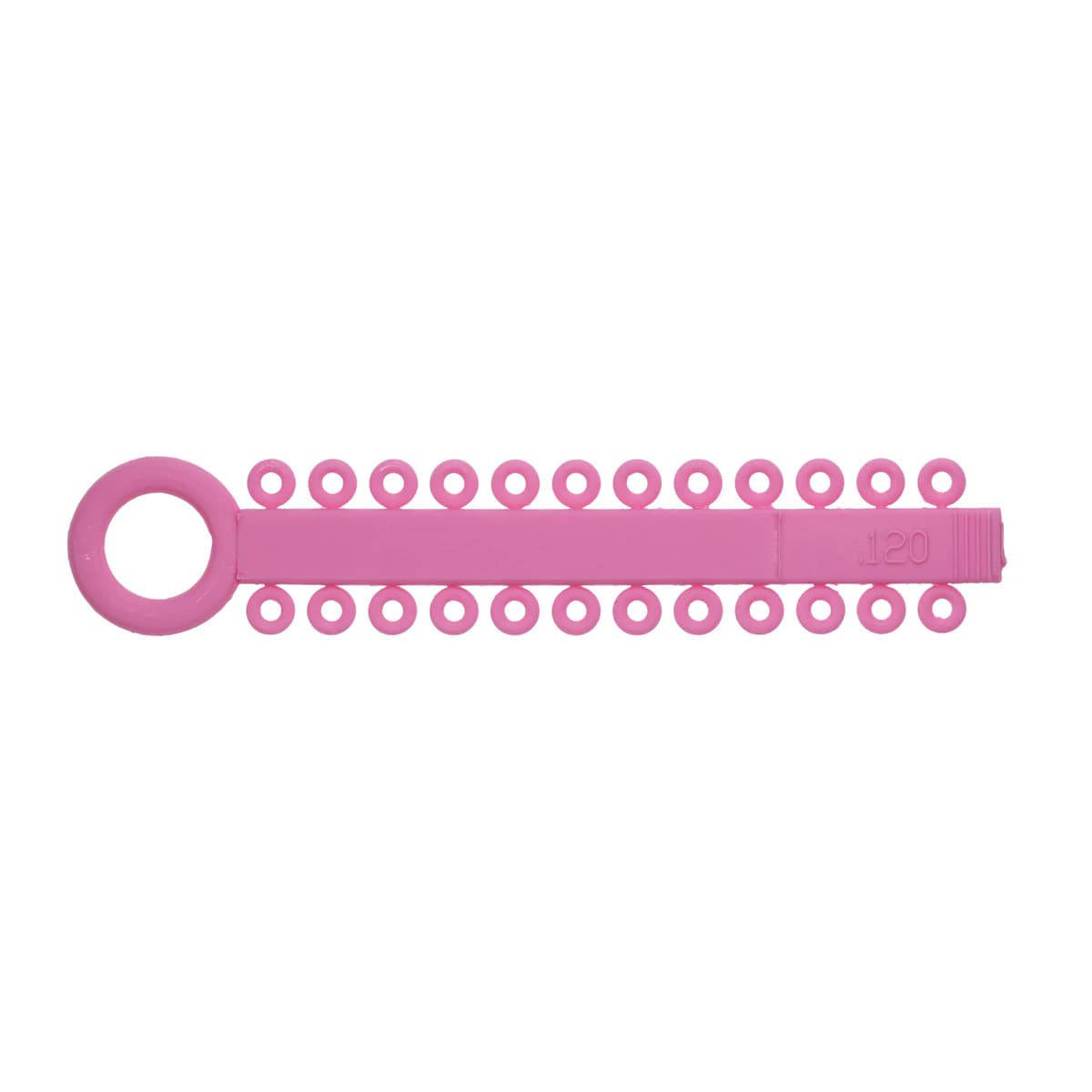 Ortho Technology Power Sticks Elastomeric Ligature Ties, 0.120", Pink, 42 Sticks of 24 Ties (1008 Ties/Pkg), 404-013S - Power Sticks .120" - Image 1