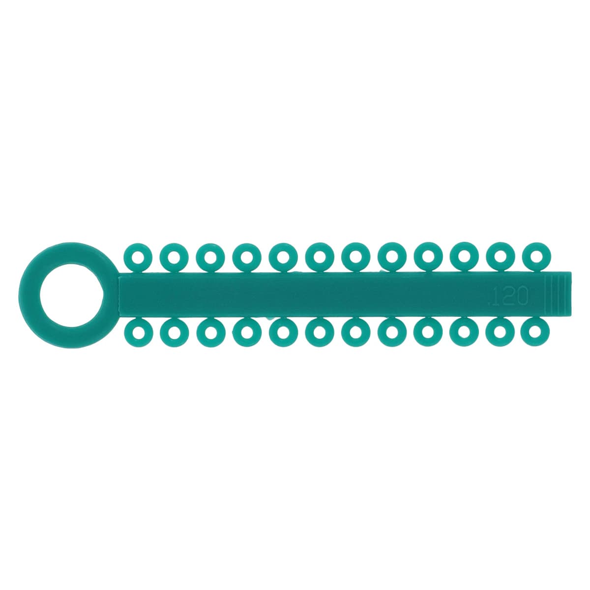 Power Sticks Ligature Ties Elastomeric, 0.120", Latex-Free, Aqua, 42 Sticks of 24 Ties - Power Sticks .120" - Image 1