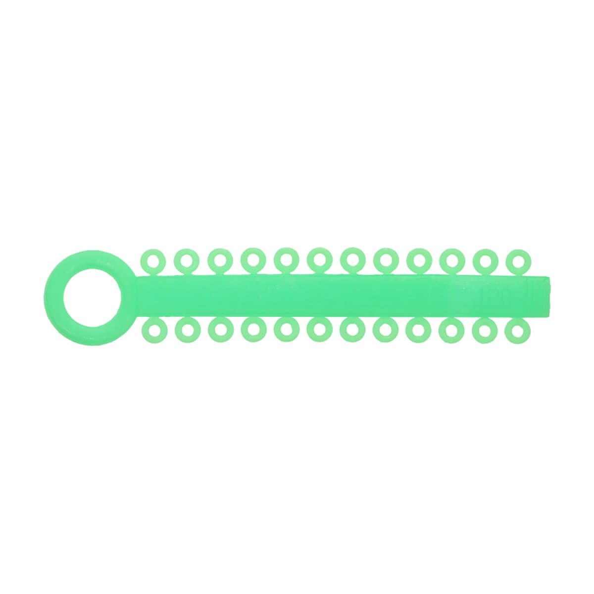 Ortho Technology Power Sticks Ligature Ties, Elastomeric, 0.120", Latex-Free, Neon Green, 42 Sticks of 24 Ties - Power Sticks .120" - Image 1
