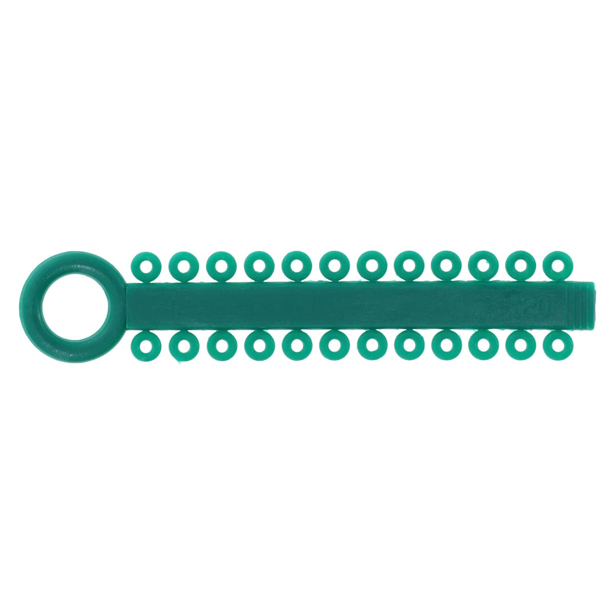 Power Sticks Elastomeric Ligatures, 0.120", Latex-Free, Dark Green, 42/Package, 01KEZKNKNCQX8KYQ64Y6JD5CC6 - Power Sticks Elastomeric Ligatures - Image 1