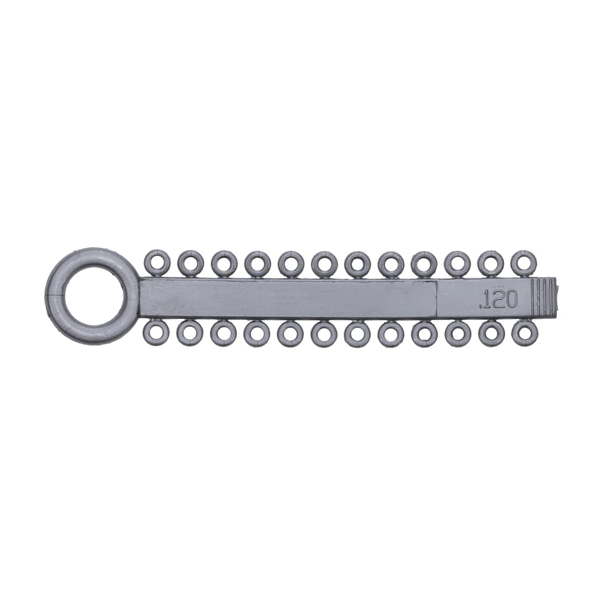 Ortho Technology Power Sticks Elastomeric Ligatures, 0.120", Metallic Silver, 1000/Pkg, 404-020S - Power Sticks Elastomeric Ligatures - Image 1