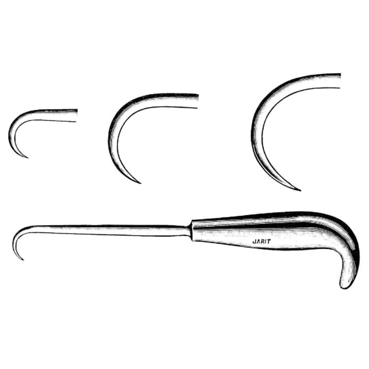 Jarit Hook Bone Small 3/8"W, 9" Reusable - Hook Bone Small 3/8"W - Image 1