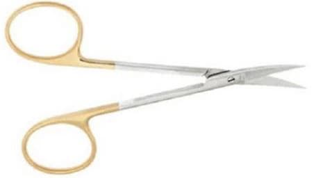 Knapp Iris Scissor, 4-1/2" Straight, Stainless Steel - Scissor Vital Knapp Iris Str - Image 1