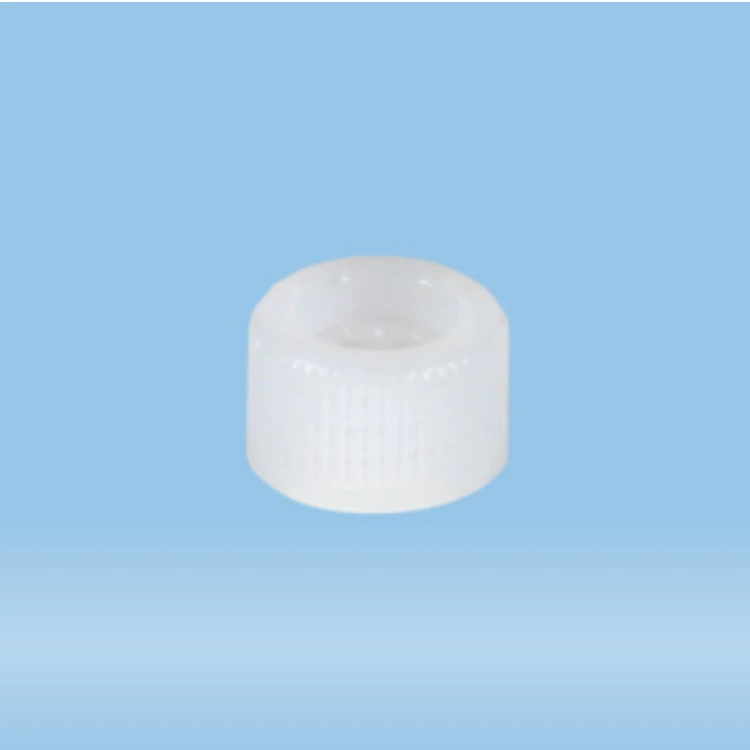 Sarstedt Screw Cap, HDPE, for 82x13mm Tube, Transparent, Non-Sterile, 1000/Pk - Cap Screw f/ 82x13mm Tube - Image 1