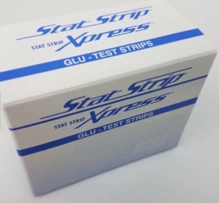 Nova Biomedical StatStrip Xpress Glucose Test Strips, CLIA Waived, 100/Box - Test Strip Glucose StatStrip - Image 1