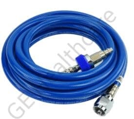 Hose Assembly N2O 15' Puritan DISS, Blue - Hose Assy N2O 15' Puritan DISS - Image 1