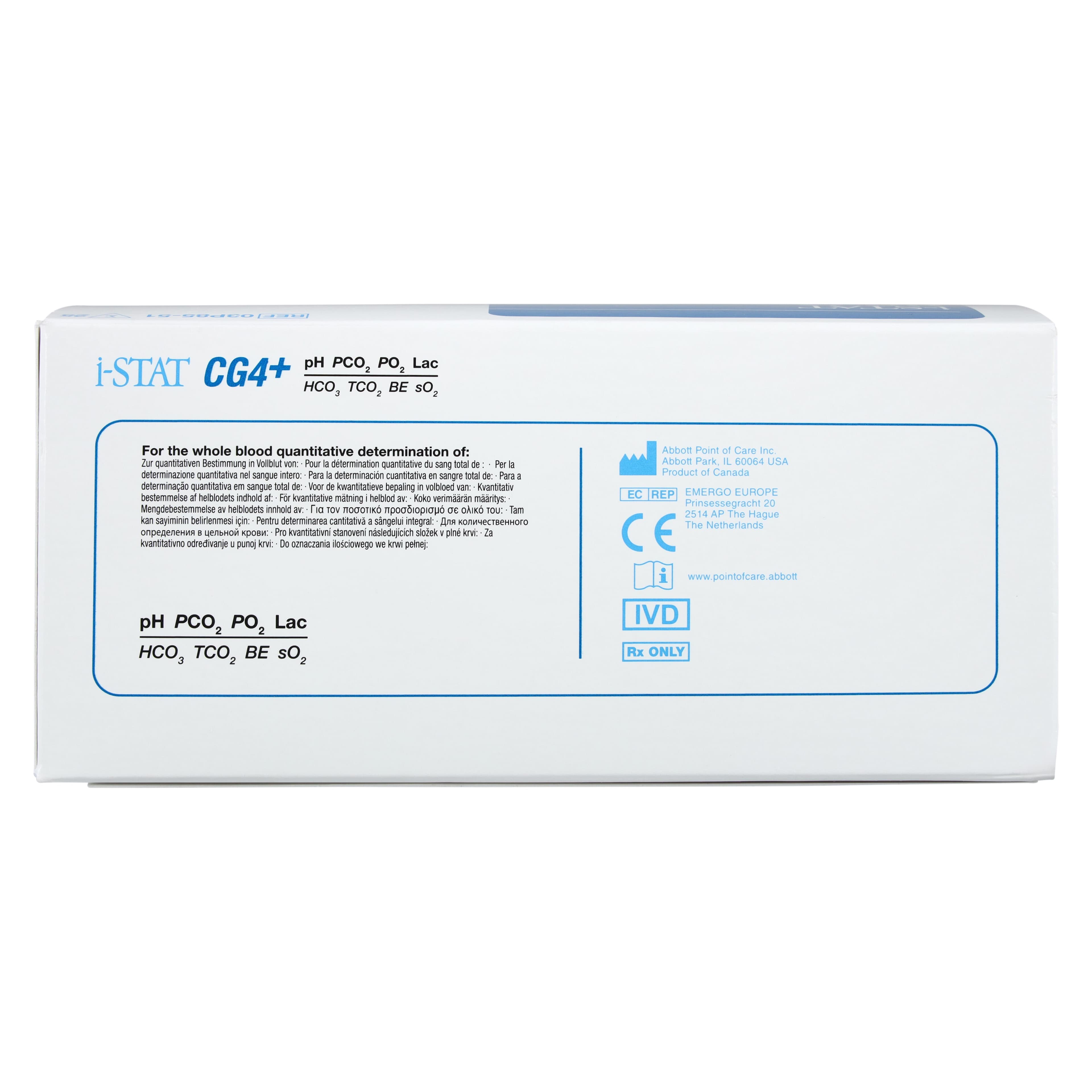 Abbott i-STAT CG4+ Test Cartridge, Moderately Complex, 25/Box thumbnail 5