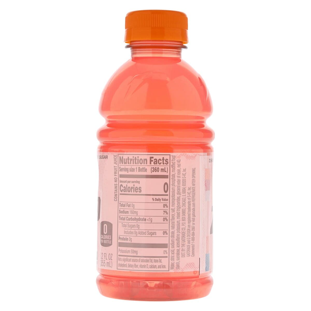 Gatorade G Zero Sports Drink, Strawberry Kiwi, 12 oz Bottles, 24/Case thumbnail 4