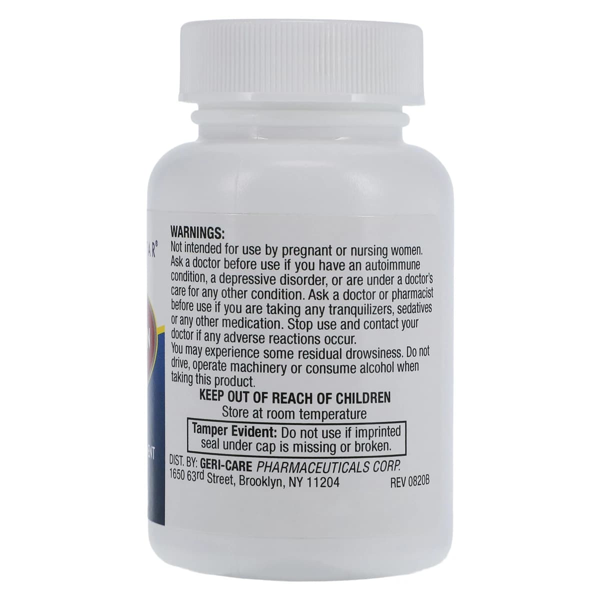 Geri-Care Melatonin Tablets, 5 mg, 90 Count Bottle thumbnail 2