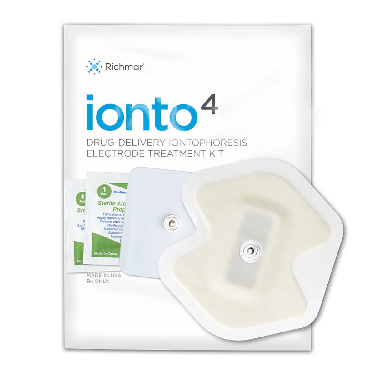 Ionto4 Electrode Iontophoresis Kit, Small, 12/Kit - Ionto4 Electrode Iontophoresis - Image 1
