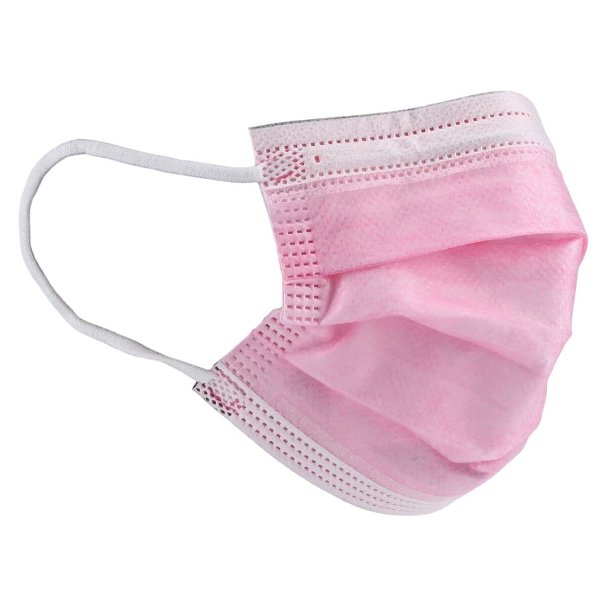Dynarex Child Face Masks with Ear Loop, Pink, Disposable, Latex Free, 50/Box, L1 thumbnail 3