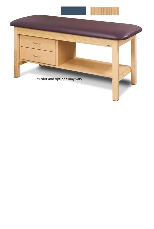 Clinton Industries Classic Series Treatment Table, 27" Width, Royal Blue, 400 lb Capacity - Table Trtmnt 27" Ntrl/Ryl Blue - Image 1