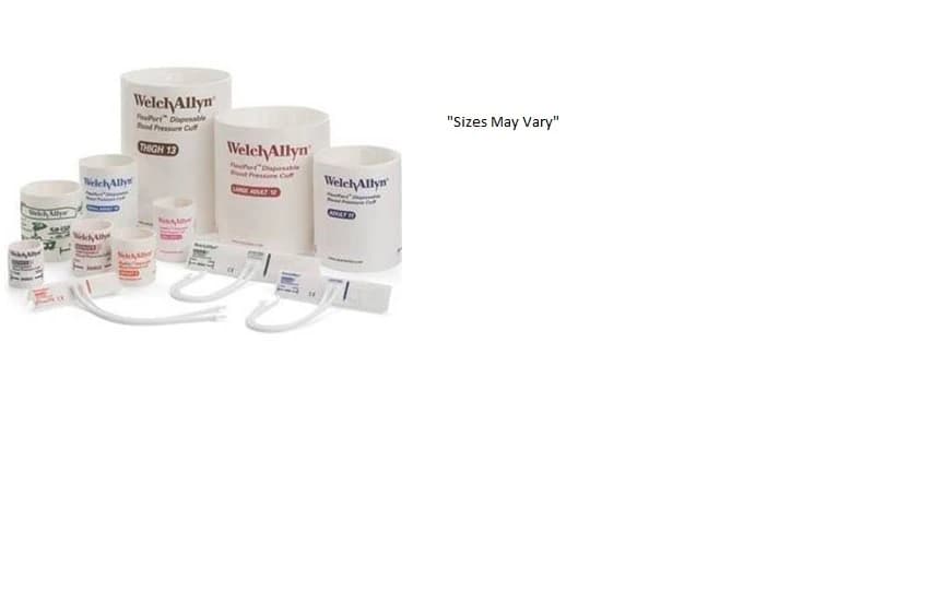 Welch Allyn Trimline Blood Pressure Cuff, Size 2 (Medium), 2-Tube Vinyl, 40/Case - Cuff BP Vinyl 2Tube #2 Medium - Image 1