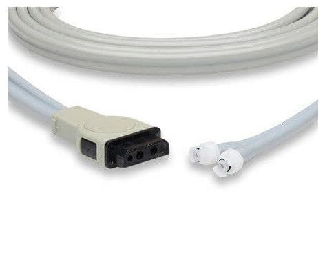 Orantech NIBP Dual Tube Hose, 12 ft, Gray, for GE Monitors, Latex-Free - Hose NIBP Dual Tube 12' GE - Image 1