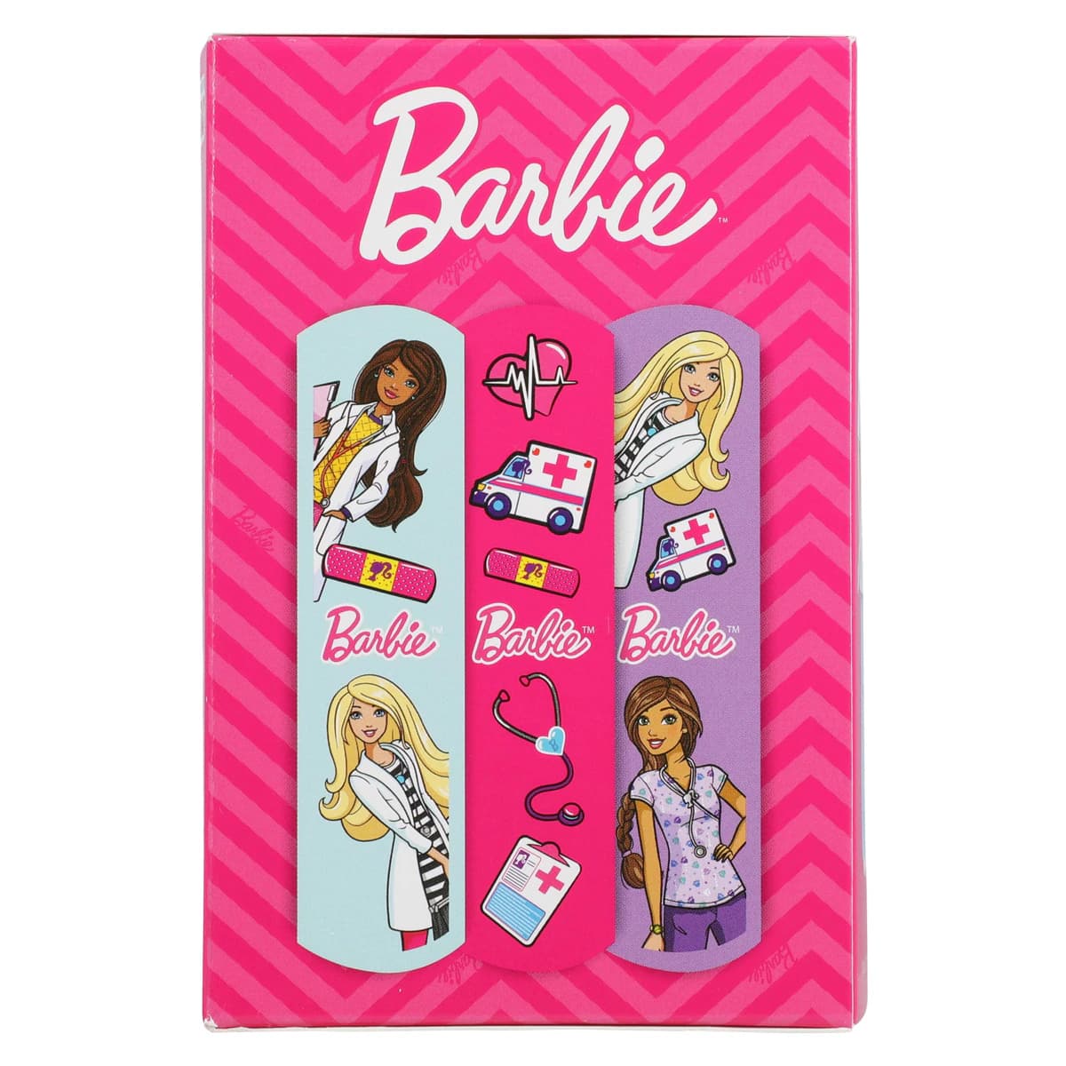 Dukal Barbie Adhesive Bandages, Plastic, Sterile, 3/4" x 3", 100/Box thumbnail 5