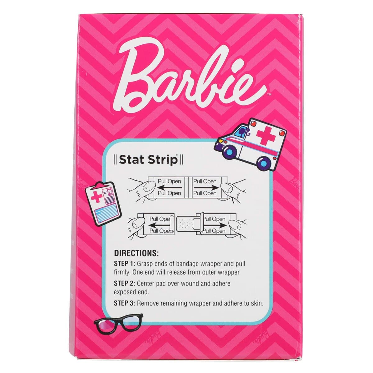 Dukal Barbie Adhesive Bandages, Plastic, Sterile, 3/4" x 3", 100/Box thumbnail 6