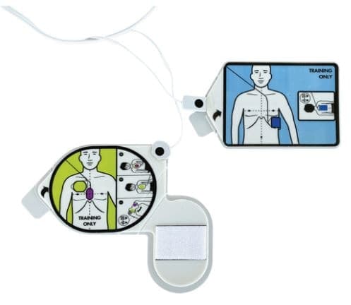 Zoll AED 3 Trainer Uni-Padz CPR Training Electrodes, Replacement Adhesive Gels, 5/Package - Electrodes CPR Train Uni-Padz - Image 1