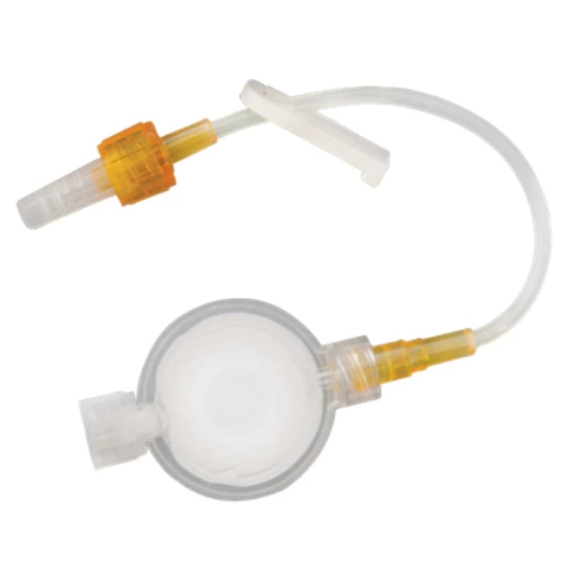 ICU Medical Ultra Small Bore Bifurcated Extension Set, Male Luer Lock, 4", Priming Volume 0.4 mL, DEHP-Free, 50/Case - Set Ext Bifurcated Male Luer - Image 1
