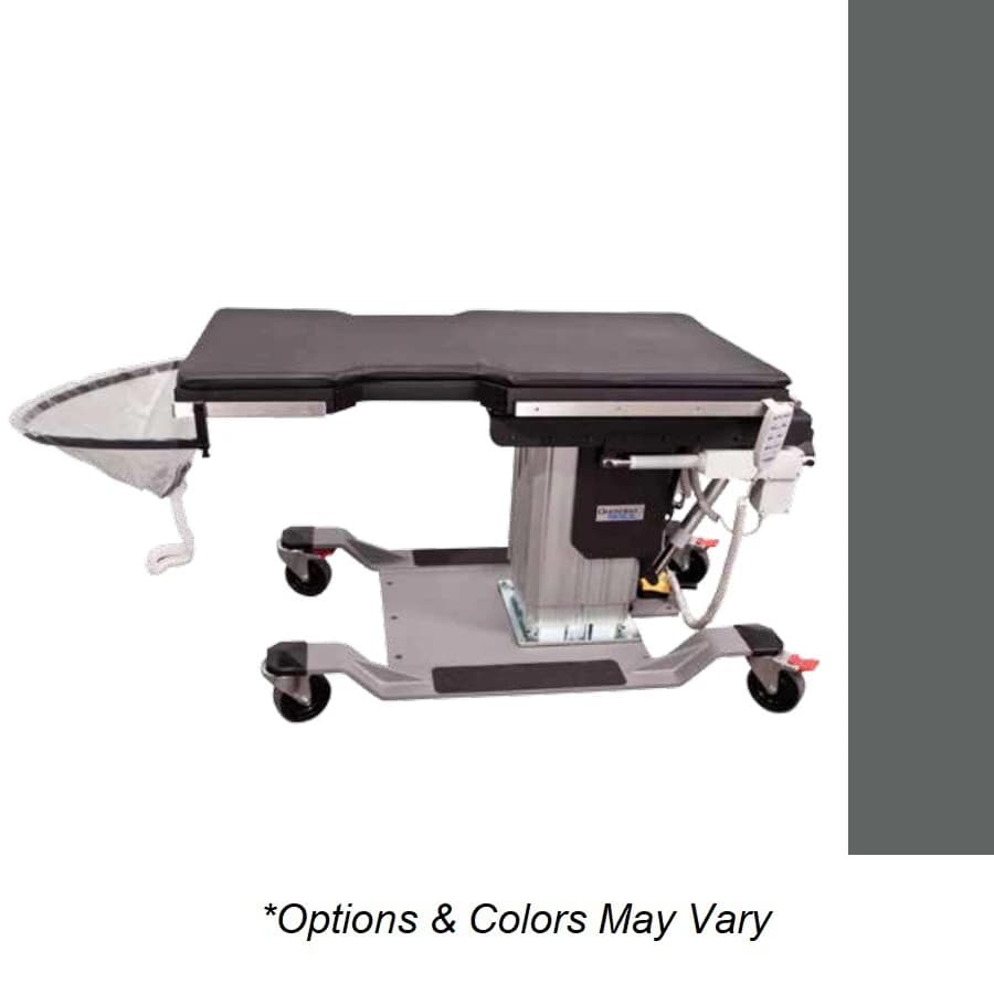 Oakworks Lithotripsy/Urology Table, Pewter, 500 lb Capacity - Table Urology/Lithrtrpsy Pewtr - Image 1