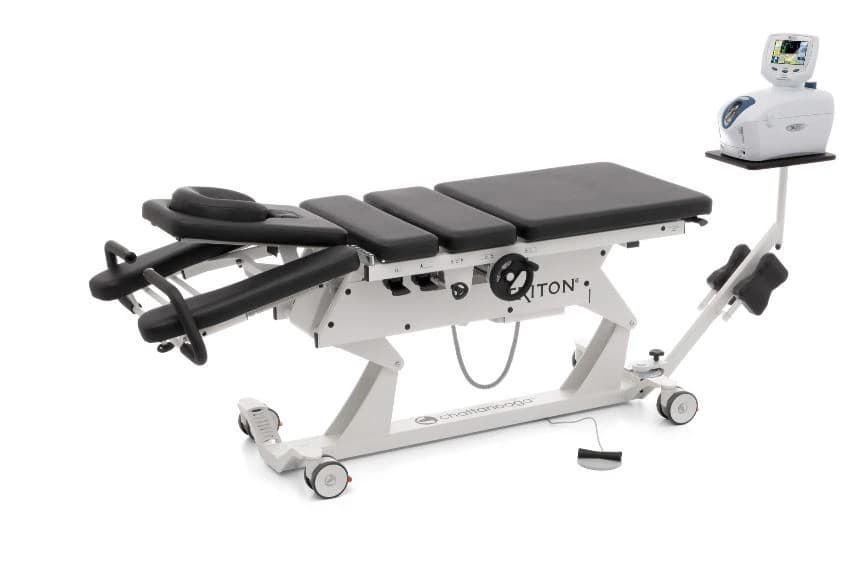 Meden-Inmed Tele Triton 6M Traction Table, Black, 440 lb Capacity - Table Traction Triton 6M Black - Image 1
