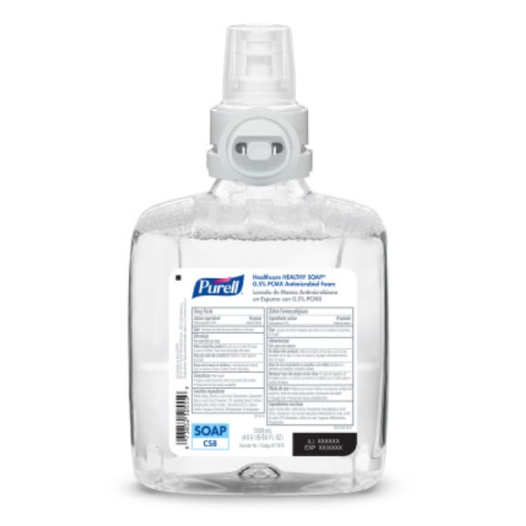 GOJO Healthcare Healthy Soap, 0.5% PCMX Antimicrobial, 1200 mL, 2/Case - HEALTHCARE HEALTHY SOAP .5% PCMX ANTIMICROBIAL 1200mL CS/2 - Image 1