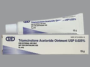 Triamcinolone Acetonide Topical Ointment 0.025%, 15g Tube - Triamcinolone Acetonide Oint - Image 1