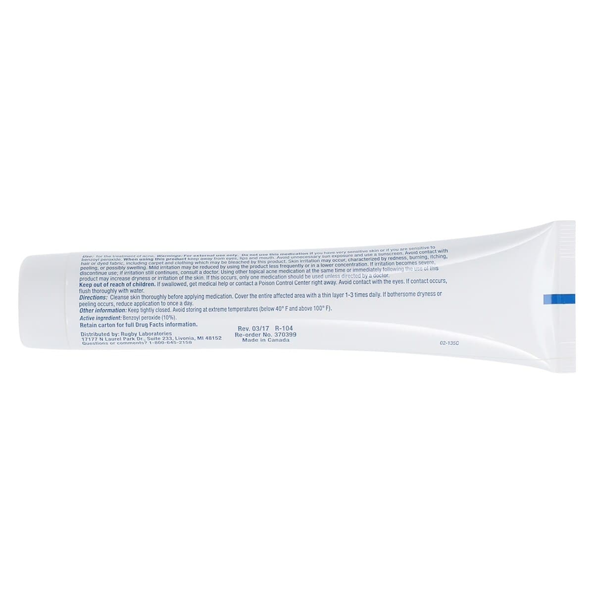 Benzoyl Peroxide Gel, 1.5 oz/Tube thumbnail 4