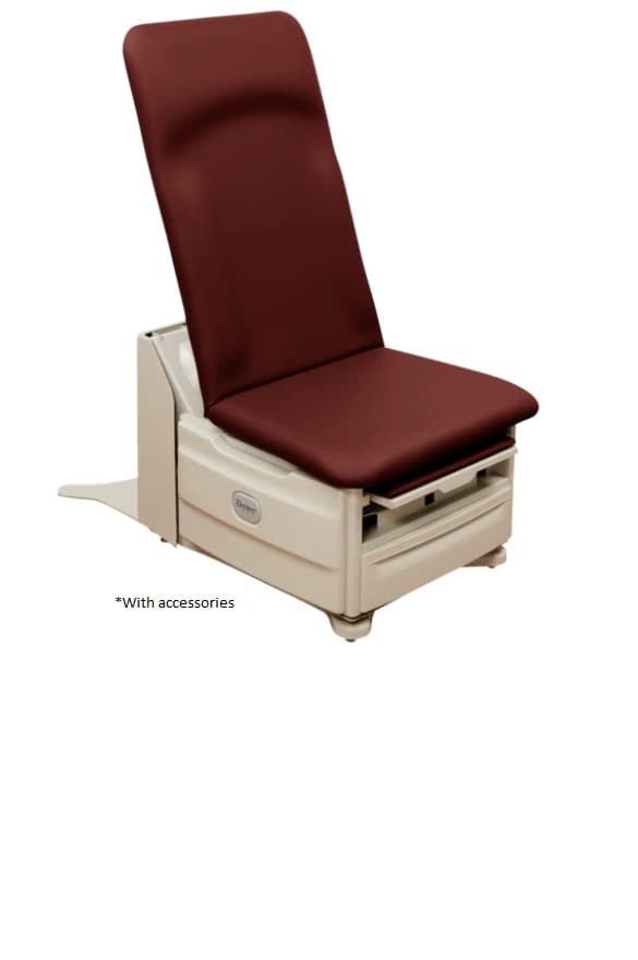 Brewer Flex Access 5801 Exam Table, Cabernet - Exam Table Flex 5801 - Image 1