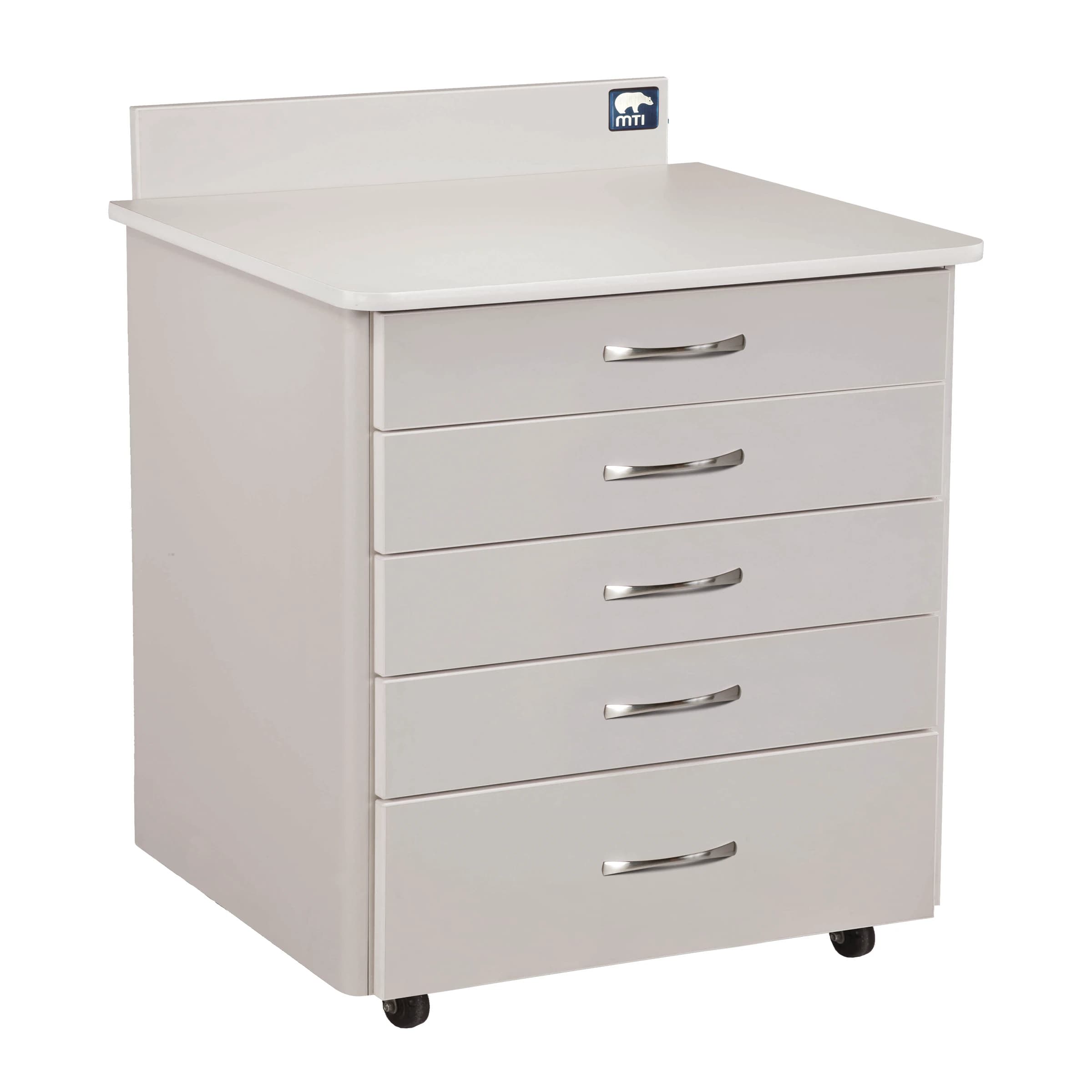 Med Technology Industries Mobile 5-Drawer Cabinet - Cabinet Mobile 5 Drawer - Image 1