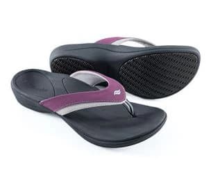 PowerStep Fusion Women's Sandal, Size 11, Plum/Grey, 1/Pair - PowerStep Fusion Women 11 Sand - Image 1